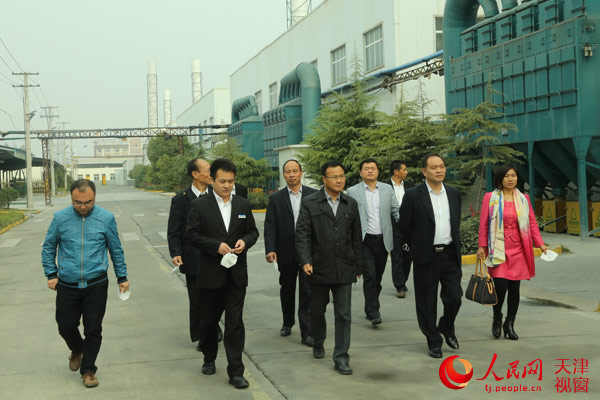 天津市市场营销协会一行实地考察机械零部件制造产业园